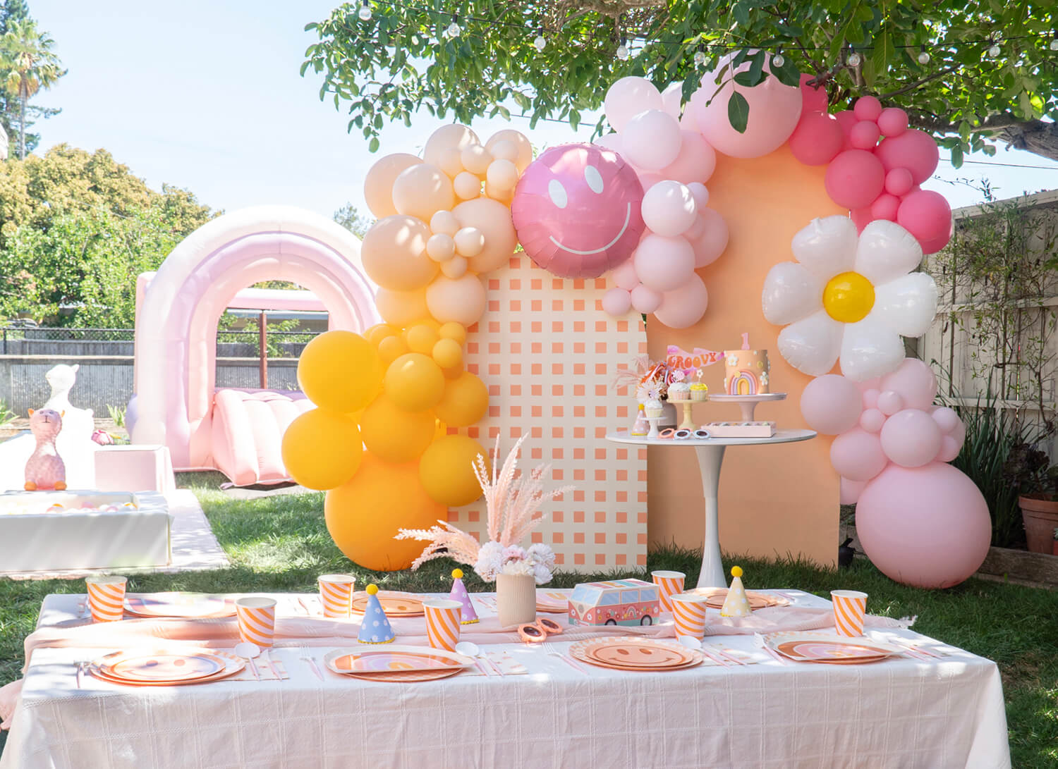 Pink Theme Birthday Decoration Items for Baby Girl Party Decor