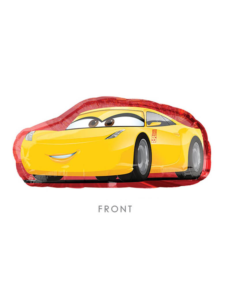 Disney Cars Cruz Jackson Shape Foil Mylar Balloon