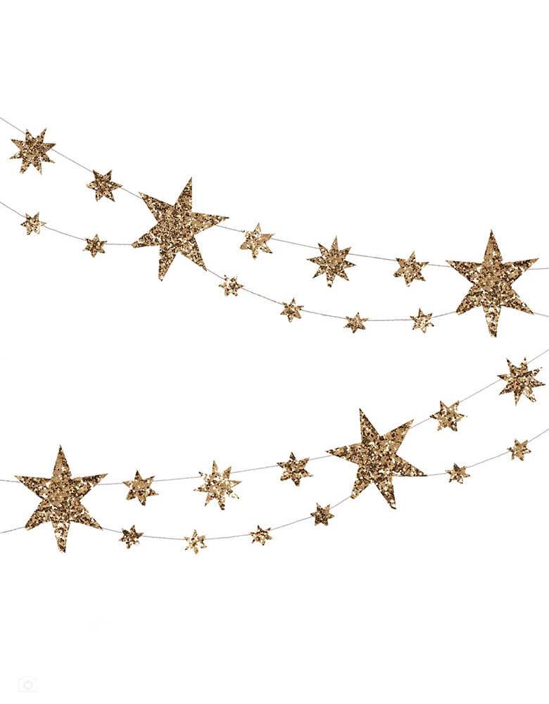 Hollywood Biodegradable Glitter Stars Gold Glitter Stars Confetti Stars -   Australia