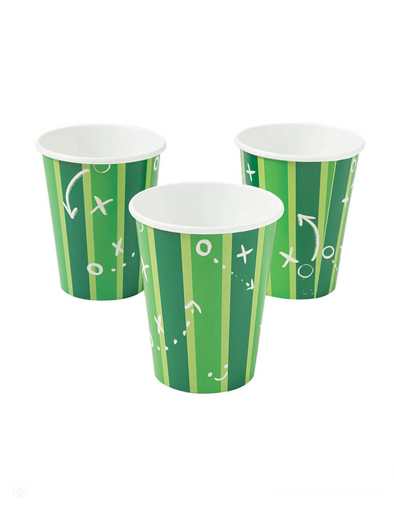 16 oz Green Cups [50 Pack] Disposable Plastic Cup, Big Birthday Party Cups,  St Patrick day Plastic Cups