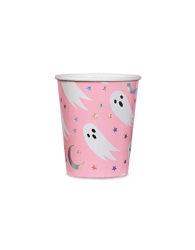 Spooky Cute Ghost Coffee Cups & Lids 8ct