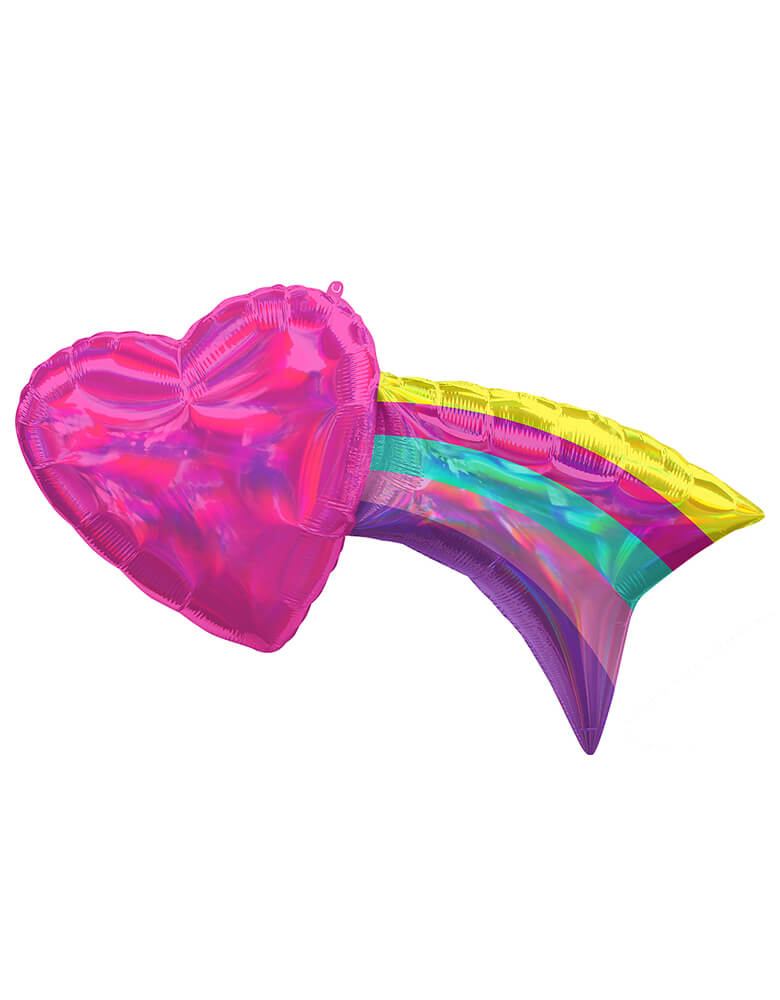 34 Pastel Rainbow Iridescent Foil Balloon