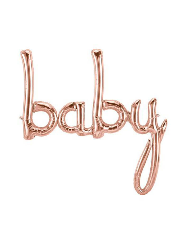 Balloons that spell out baby new arrivals