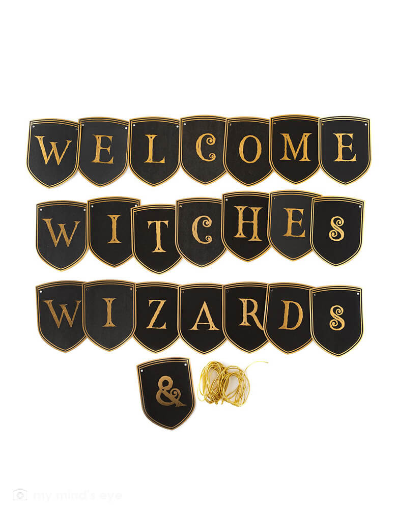 Wizard & Magic Rag Tie Bunting Banner