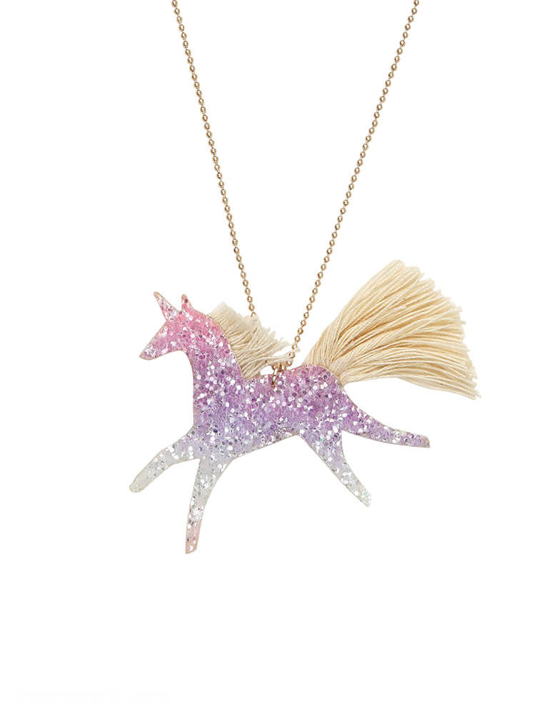 DIY Unicorn Glitter Necklace