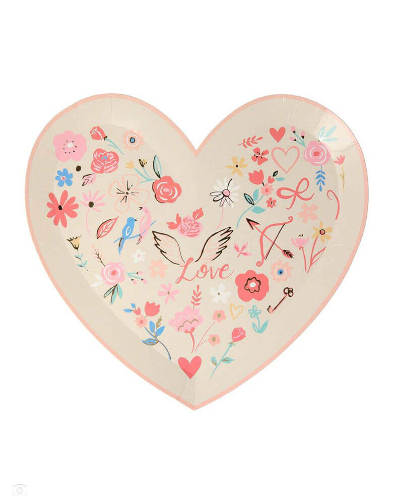valentine plates and dishes