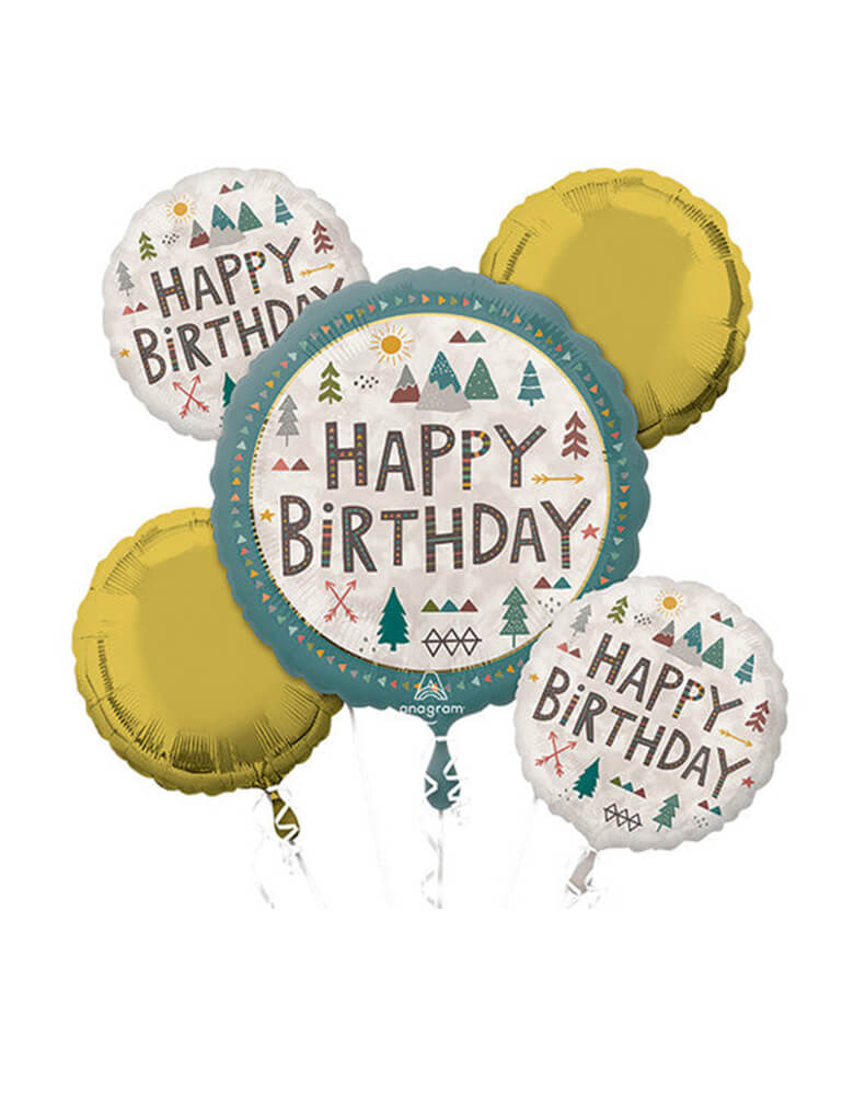Anagram Blueys Birthday Party Supplies Balloon Bouquet Decorations