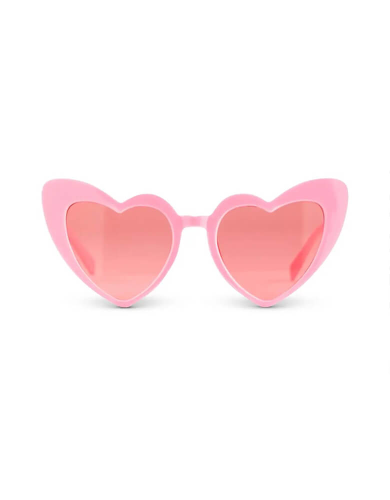 Pink love hot sale heart sunglasses