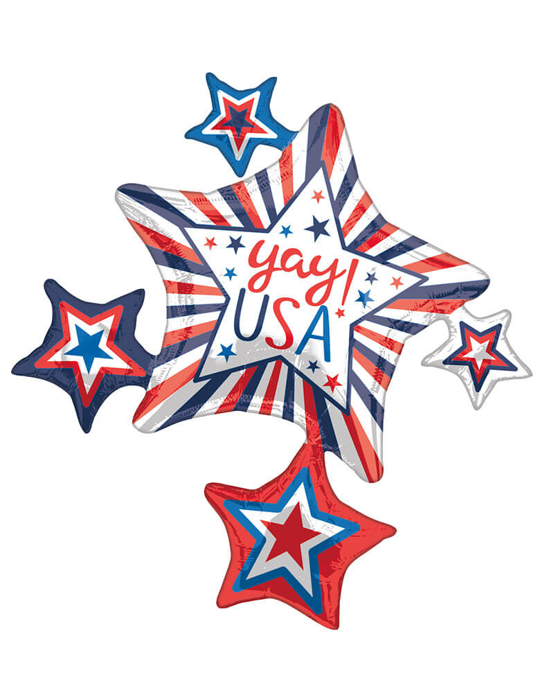 4th of july star clipart
