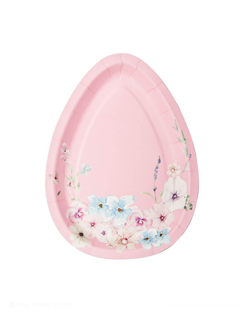 Easter Egg Shaped Salad Plates (Set of 8)