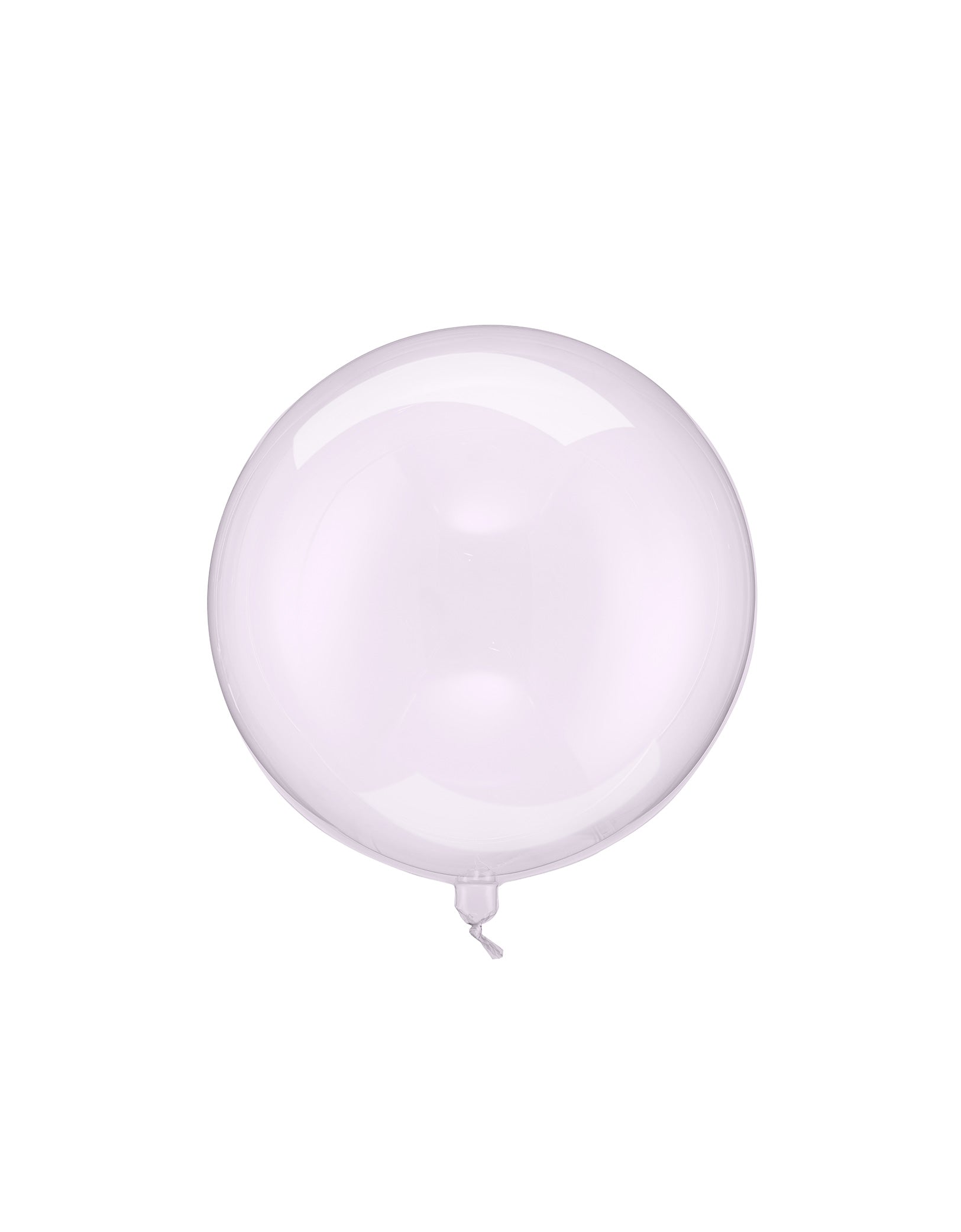 Momo Party's 16" Clear lilac purple Orbz Non-Foil Balloon by Party Deco. Accent your kid's under the sea or mermaid themed party with this beautiful clear mint non-foil mylar balloon. The transparent material makes great bubble effect! This balloon includes a self-sealing valve, preventing the gas from escaping after it's inflated. The balloon can be inflated with helium to float or with a balloon air inflator.