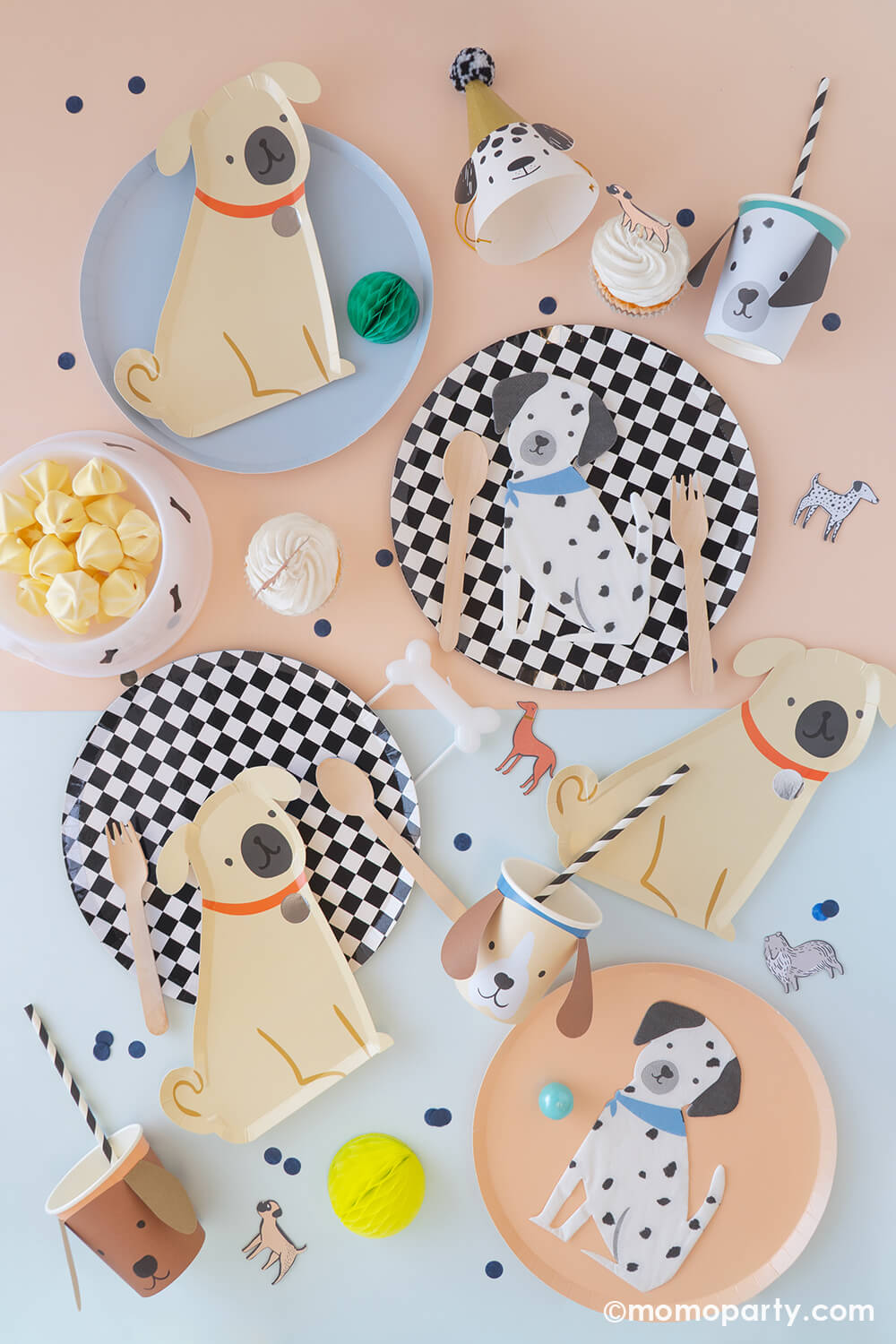 Pug 2025 birthday plates