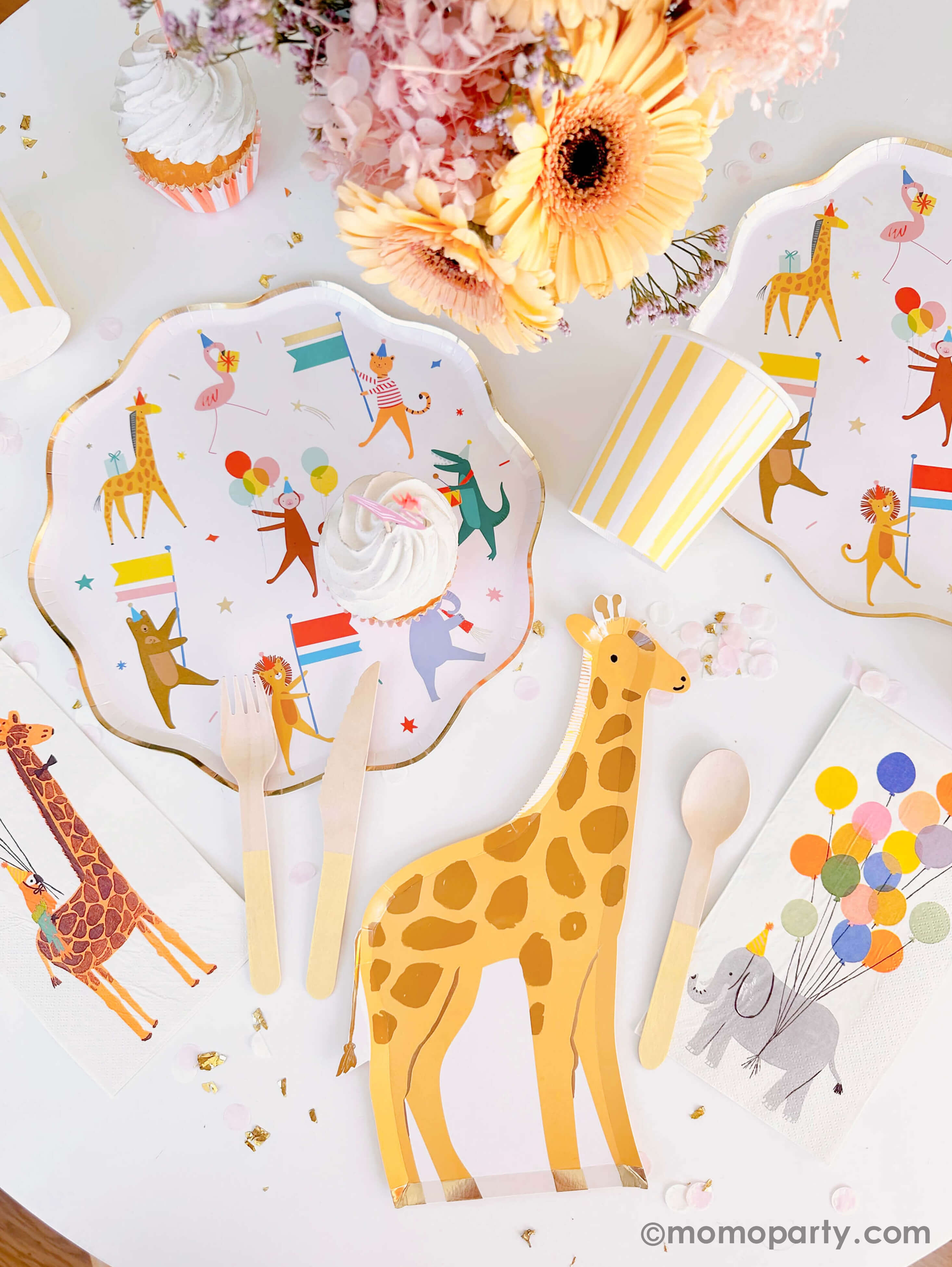 Giraffe dinner clearance set