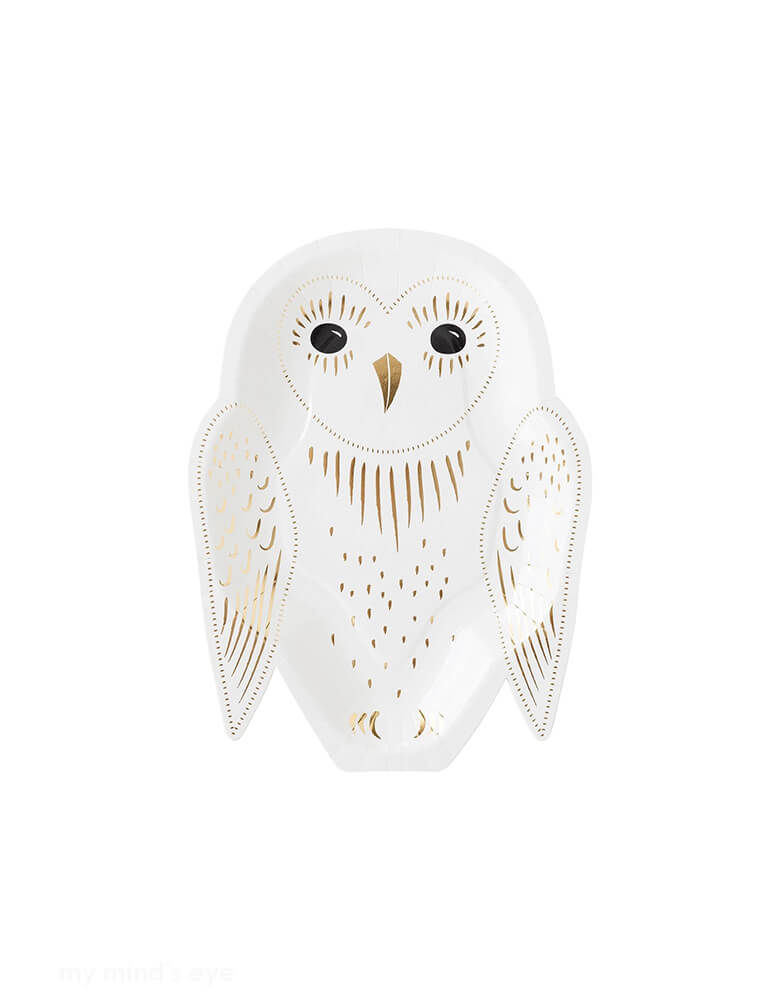 Owl Shaped Plates (Set of 8)