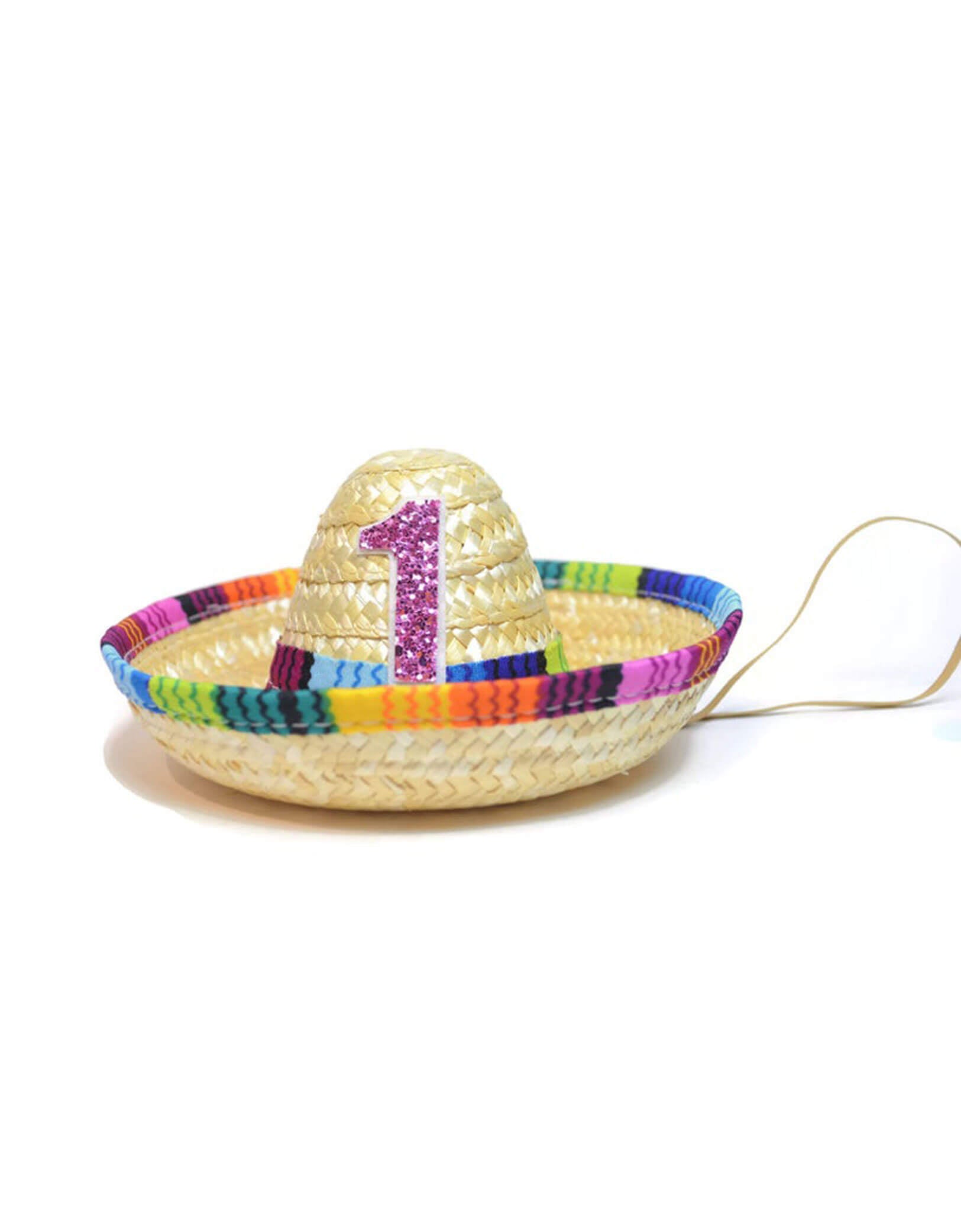 First Fiesta Mini Straw Sombrero