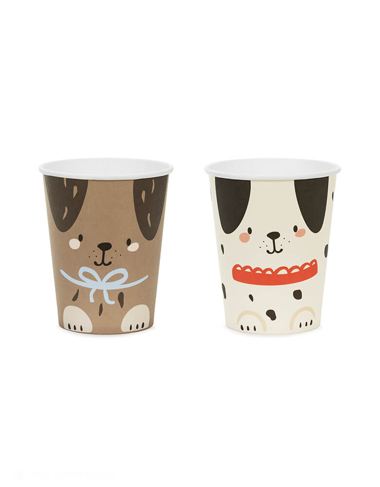 Momo Party's 7.4 oz Dog Party Cups by Party Deco. Add some paw-some cuteness to your next party with these adorable Dog Party Cups! This set of 8 features cute puppies, perfect for any paw-ty. Get ready for a paw-some time!