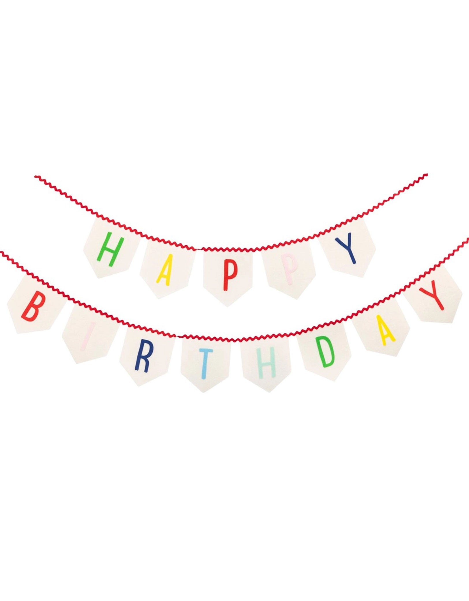 Momo Party's 6' Happy Birthday Felt Banner by My Mind's Eye. Celebrate in style with this amazing Happy Birthday Felt Banner! This banner set will elevate any party with its vibrant design and premium felt material. Perfect for any birthday celebration, this banner will bring joy and excitement to any special occasion.