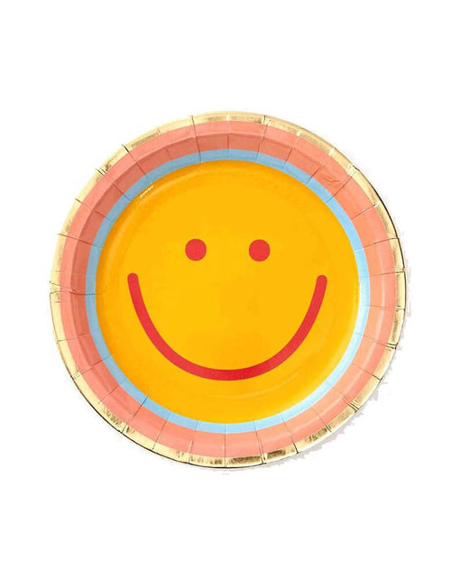 Yay Happy Smiley Small Plates Set Of 10