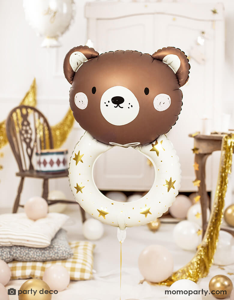 Teddy bear balloon online chair