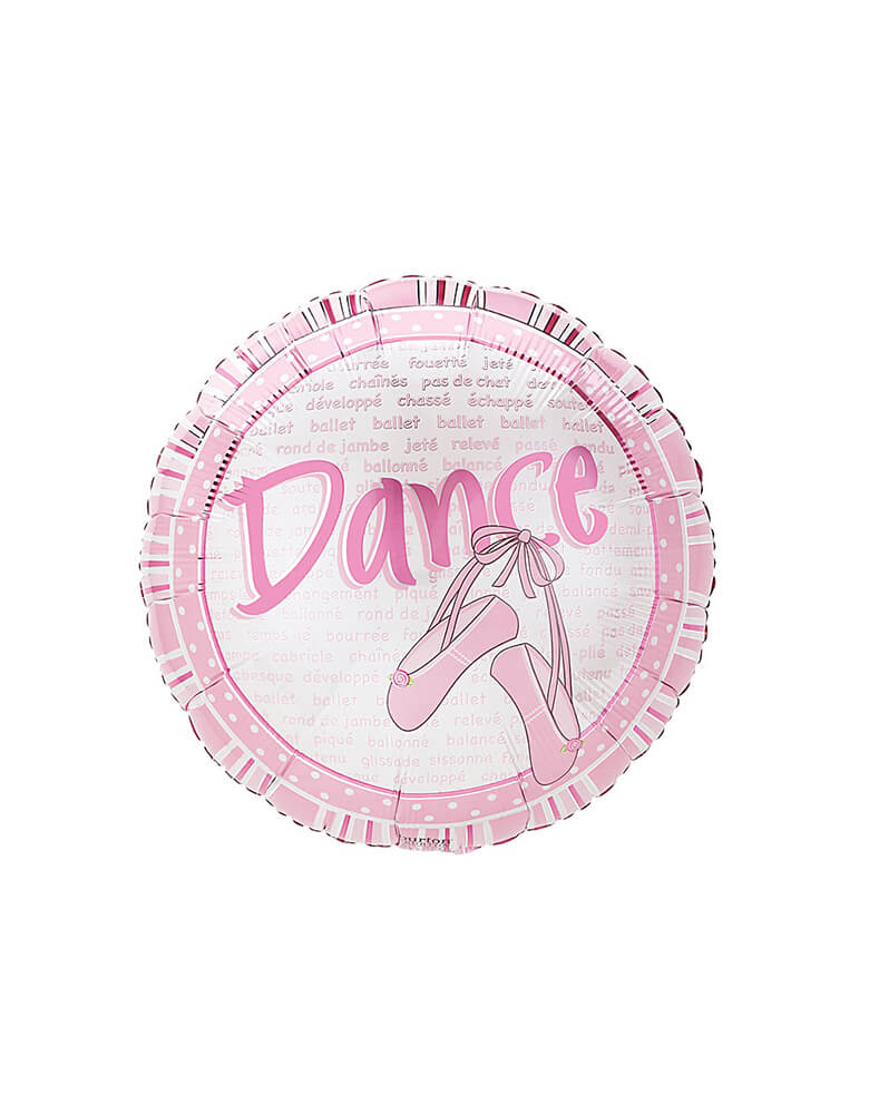 Dance Ballerina Shoes Foil Balloon – Momo Party