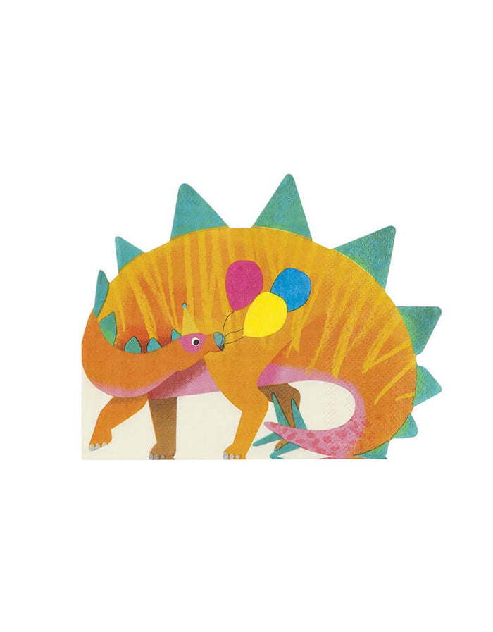 Dinosaur Shaped Napkins (Set of 16)