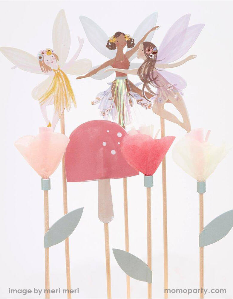 Fairy Birthday Cake Topper Glitter Card – LissieLou