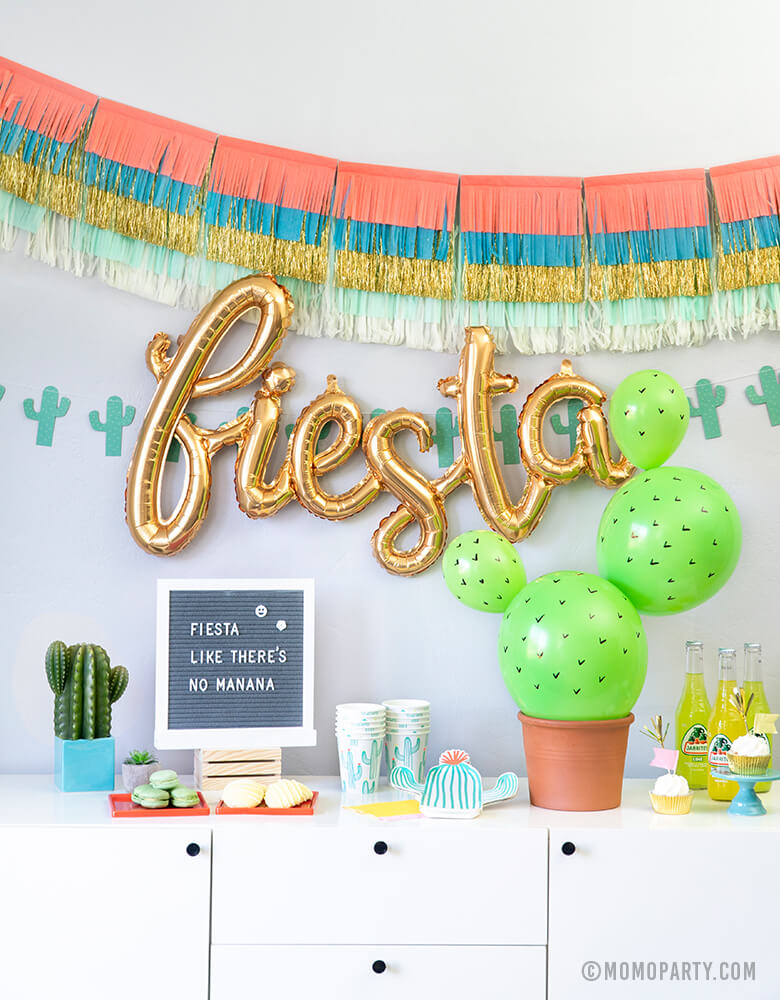 Ballon sans hélium script – La Fiesta Ideal