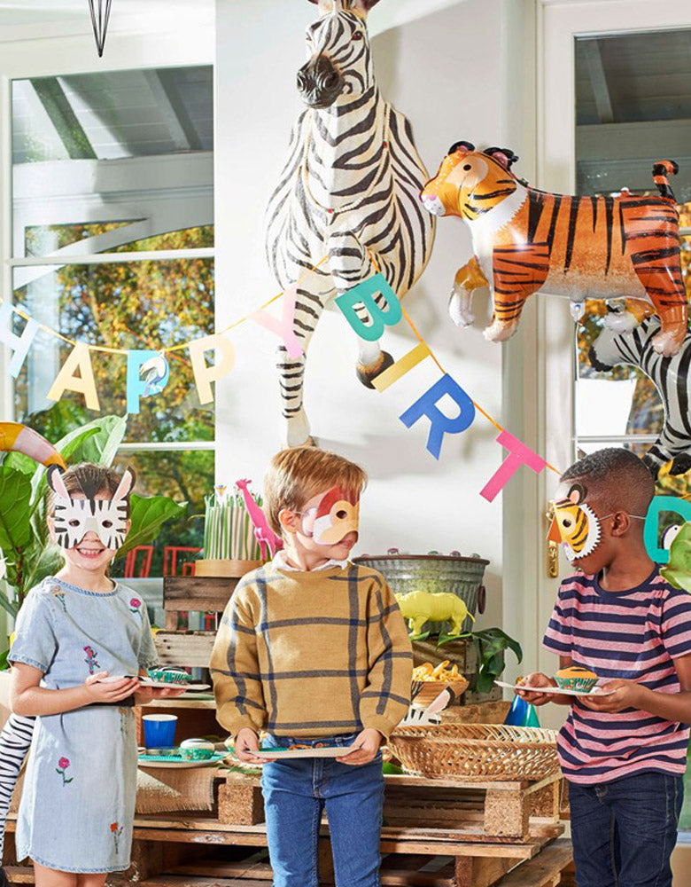 Party Animals Paper Masks (Pack of 8) - KF Party Couture