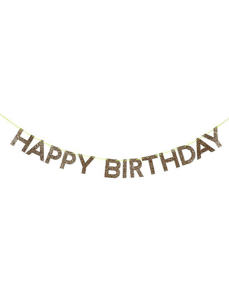  Ice Cream Bar Gold Glitter Banner Sign Garland Pre-strung for Ice  Cream Themed Birthday Party Baby Shower Decorations : Home & Kitchen