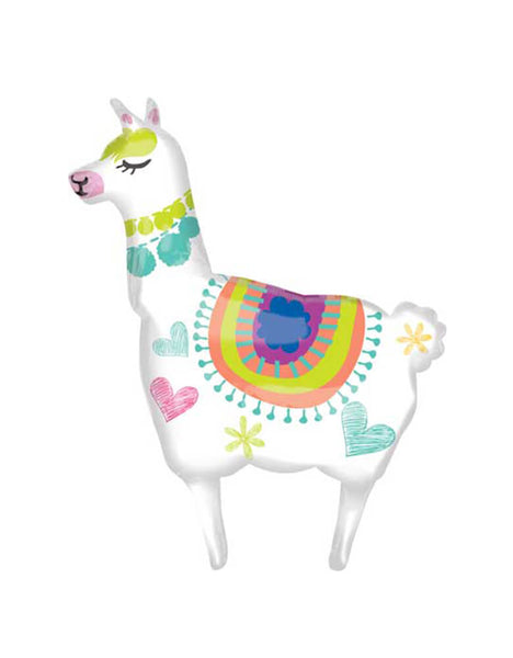 Llama Shaped Foil Mylar Balloon – Momo Party