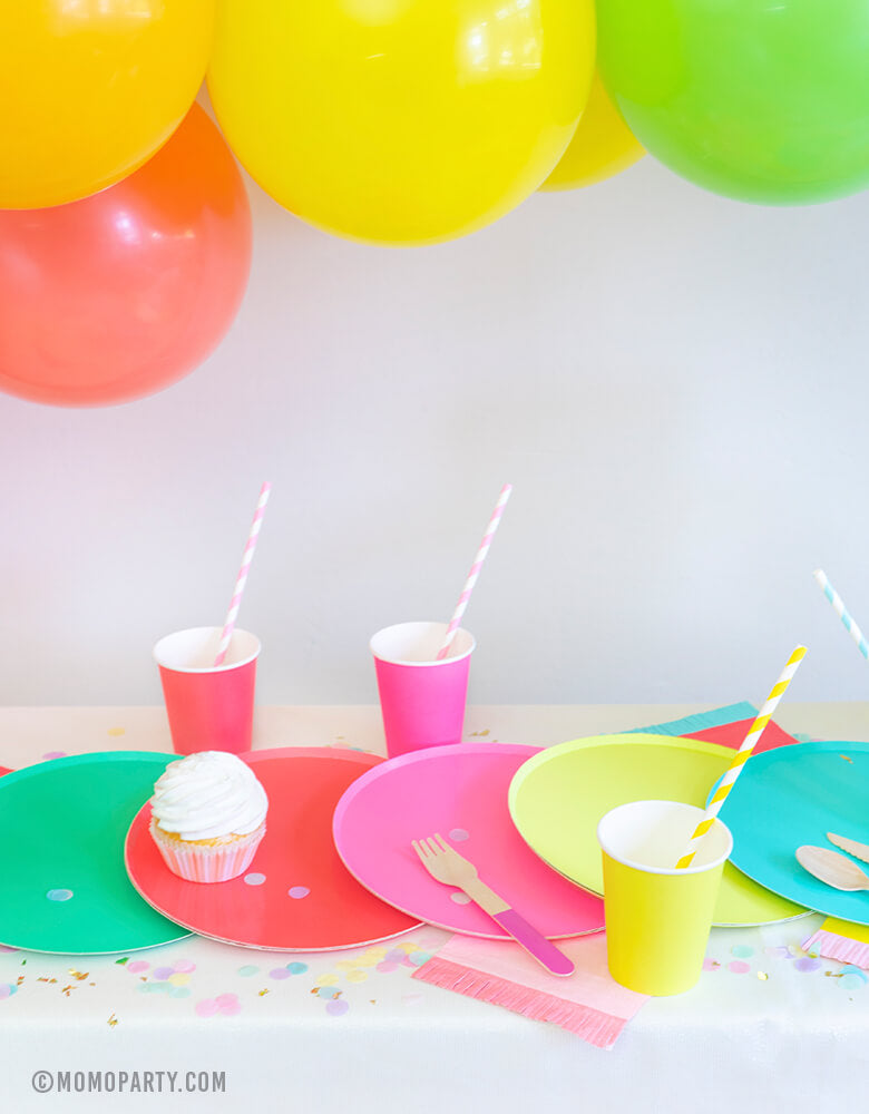 8 Pastel Rainbow Party Plates, Birthday Party Plates, Pastel Party  Decorations, Rainbow Party Decorations, Pastel Party Plates, Paper Plates 