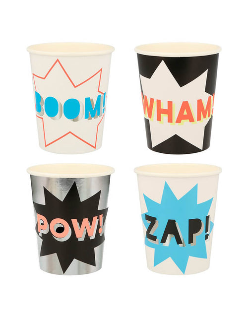 Superhero Party Cups (Set of 8)